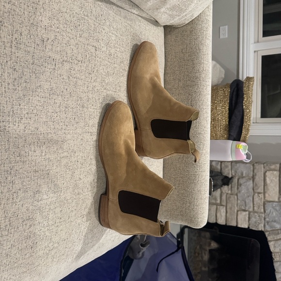 NEW Shoe the Bear Dev Suede Chelsea Boot in Tobacco Men's Size 11.5 EU 45 - Picture 4 of 5